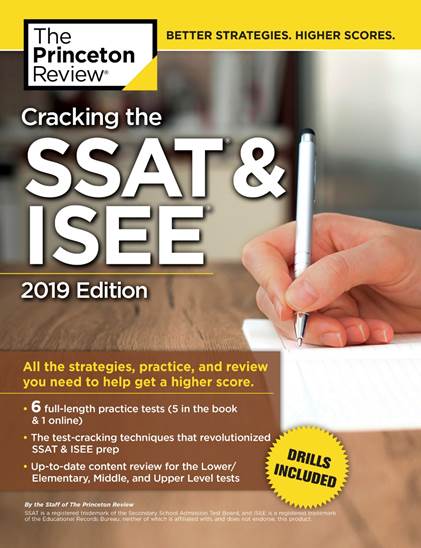 Cover for Cracking the SSAT & ISEE, 2019 Edition